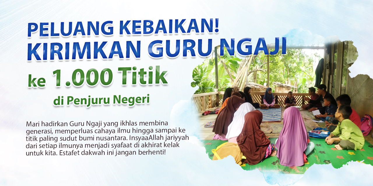 Tebar 1000 guru ngaji